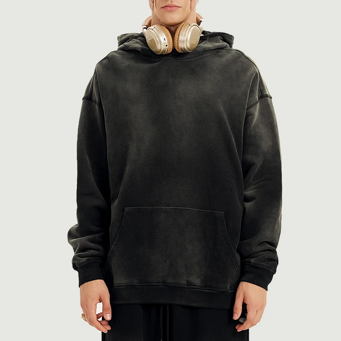 400GSM Unisex Super Heavyweight Sun Faded Hoodie