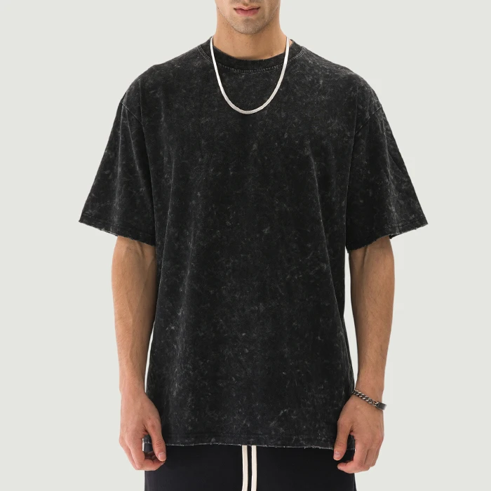 260GSM Unisex Snow Wash T-shirt