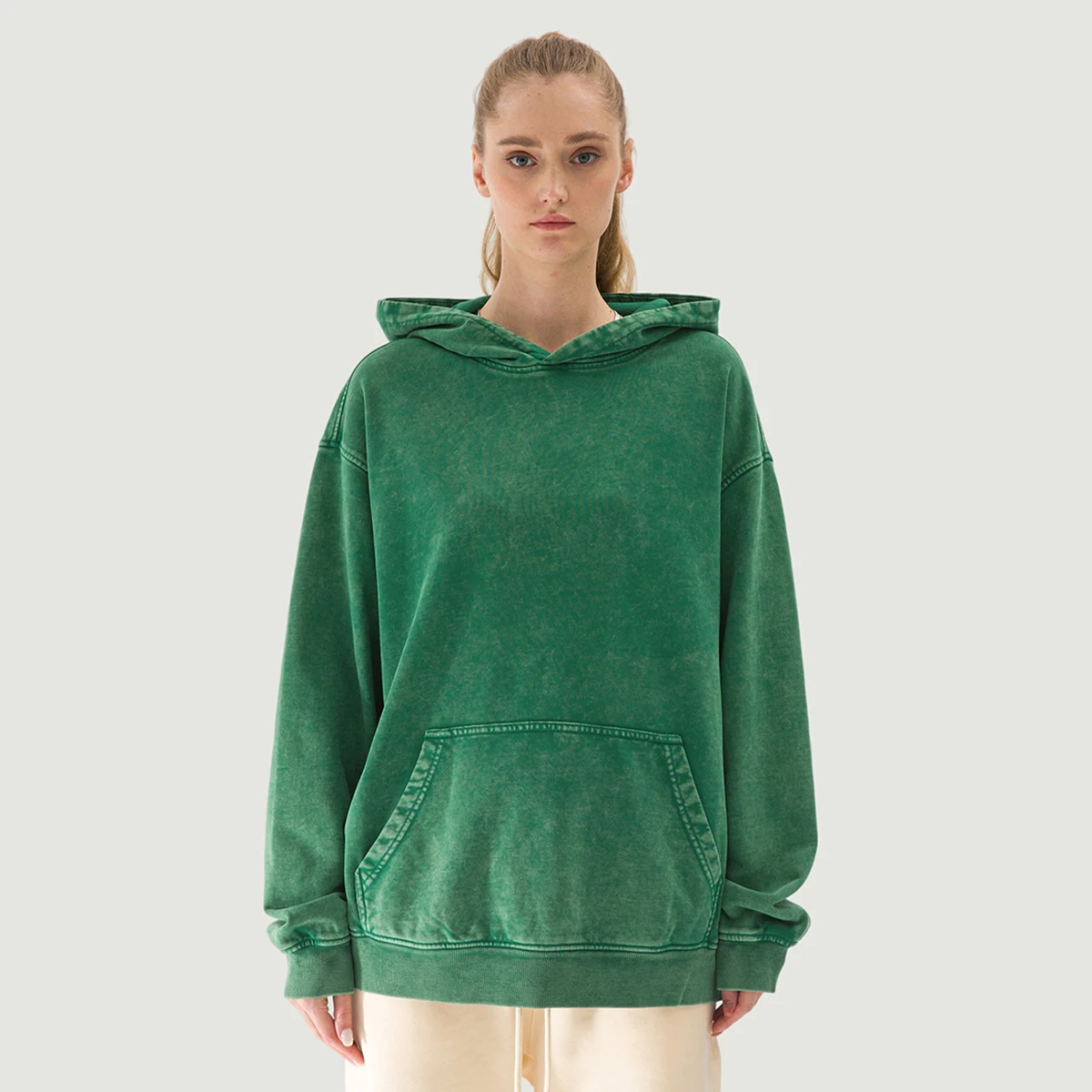 440GSM Unisex Super Heavyweight Oversized Faded Hoodie - main image