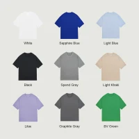 240GSM Unisex Boxy T-shirt - thumbnail image 4
