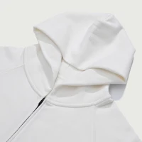 380GSM Unisex Heavyweight Brushed Fleece Full-zip Hoodie - thumbnail image 5