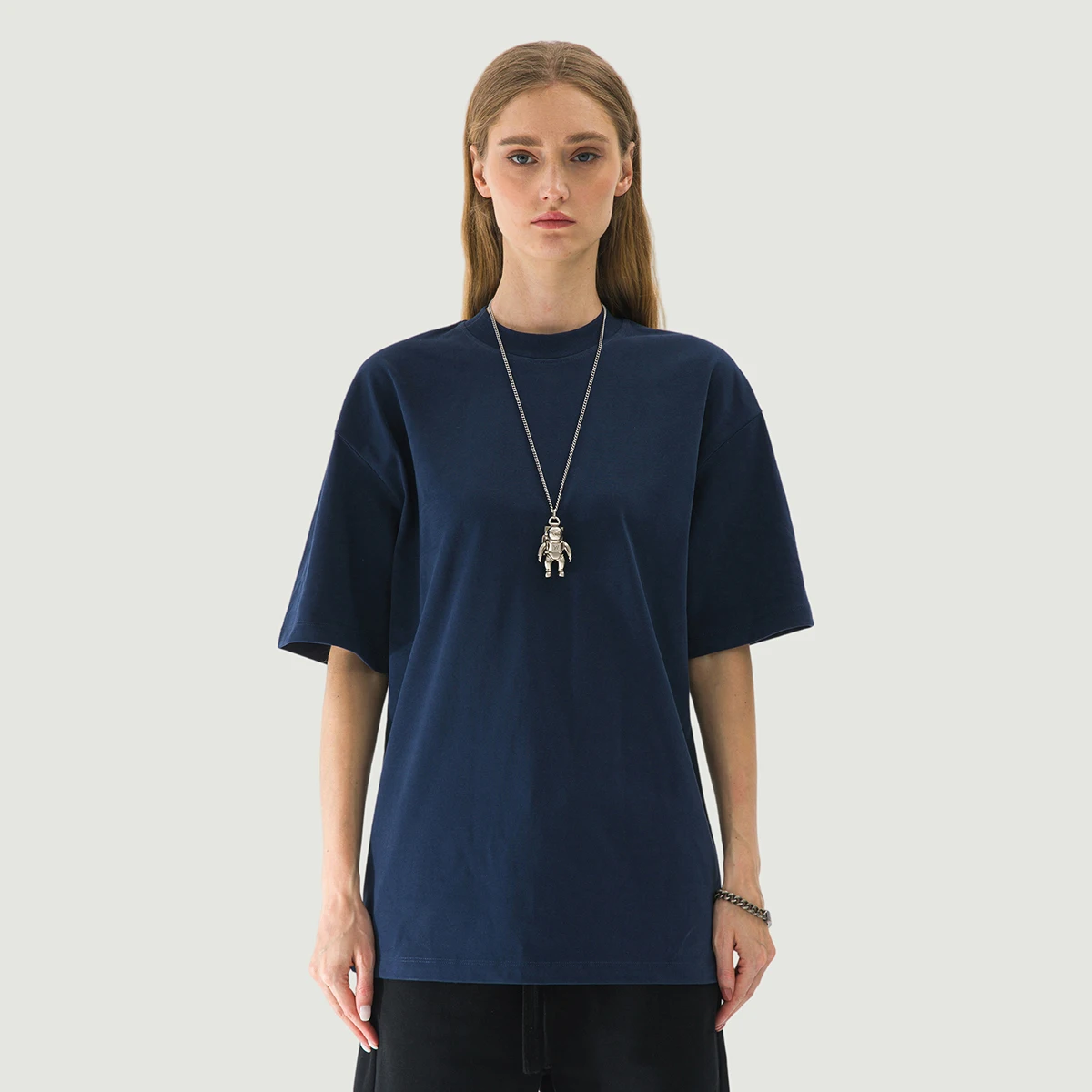 305GSM Unisex Oversized Crew Neck T-shirt - main image