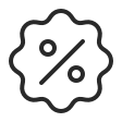 transparent pricing icon